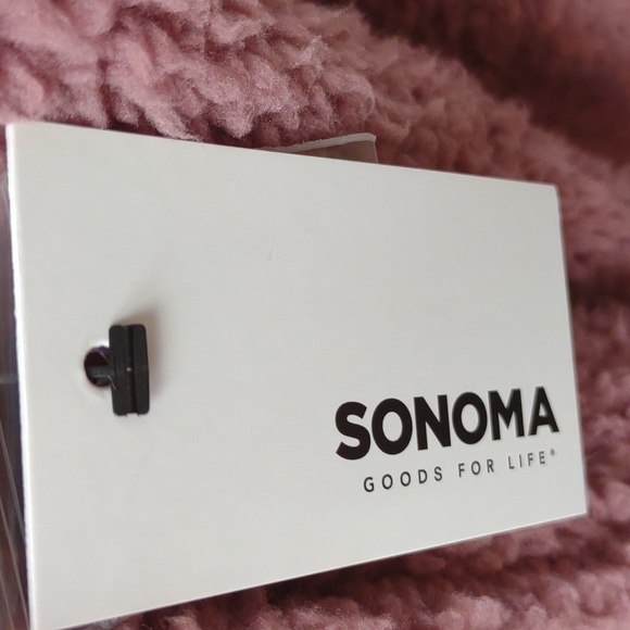 Sonoma Mauve Soft Cozy Sherpa Fleece LS Pullover Henley Hoodie NWT - Picture 9 of 11